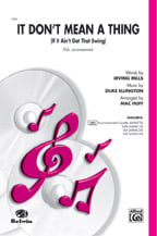 It Don't Mean a Thing If It Ain't Got that Swing SSA choral sheet music cover Thumbnail